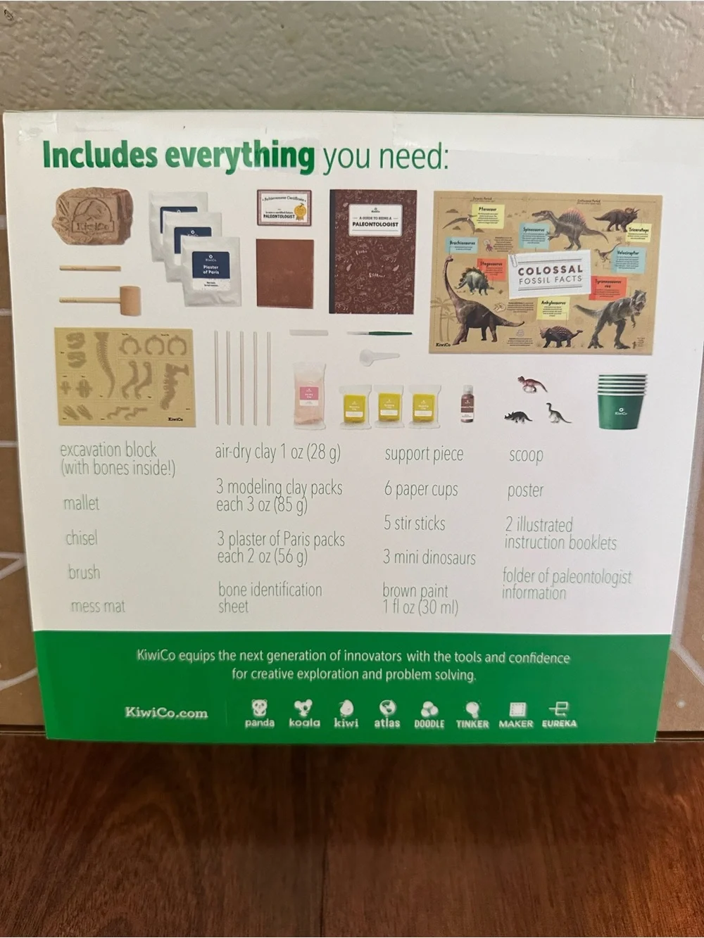 Kiwico Paleontologist Starter Kit – Green